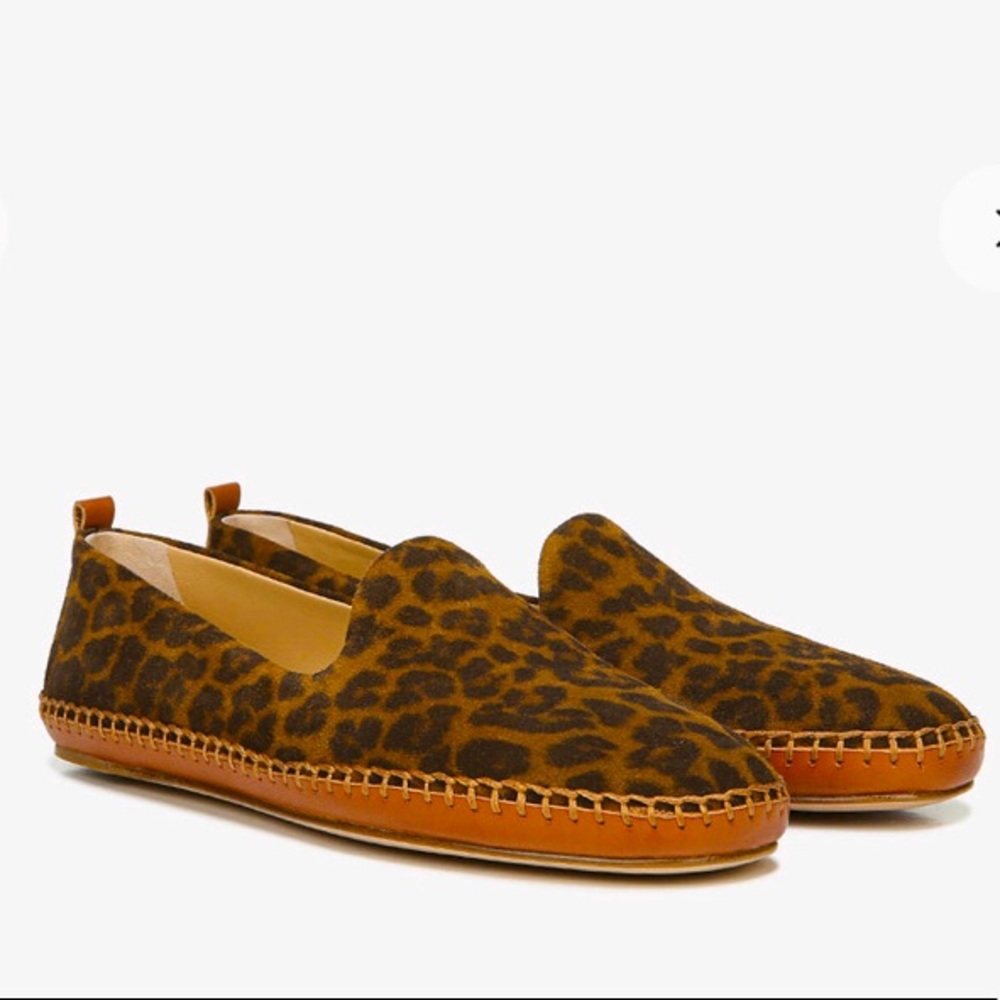 New Veronica Beard Flats Jaide Moccasins Camel New in Box $275 Beige, Brown, Tan